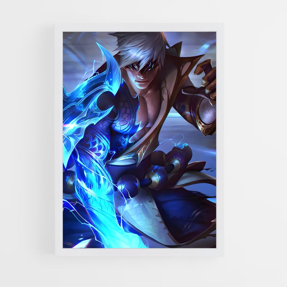 Poster Lee Sin, le Maître des Ombres – affiche League Of Legends (vue 3)